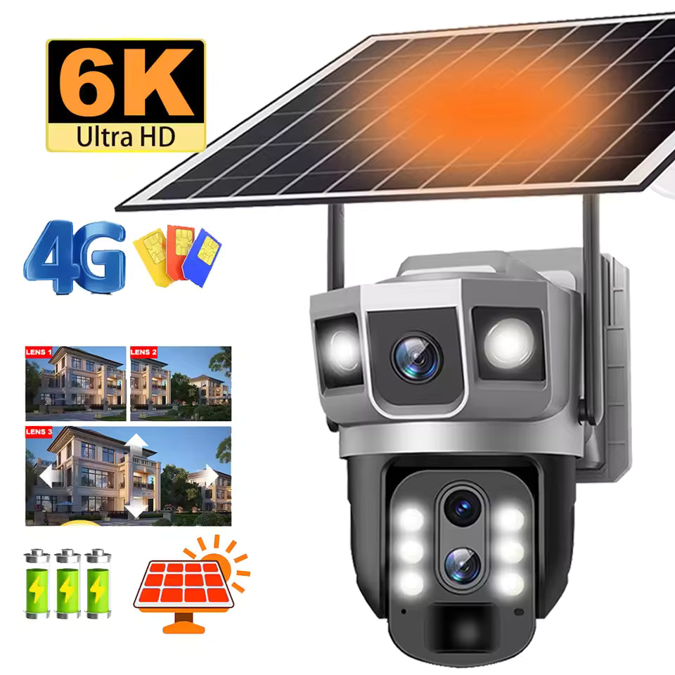 Caméra Solaire Vidéo HD 3 – Surveillance Autonome et Haute Définition