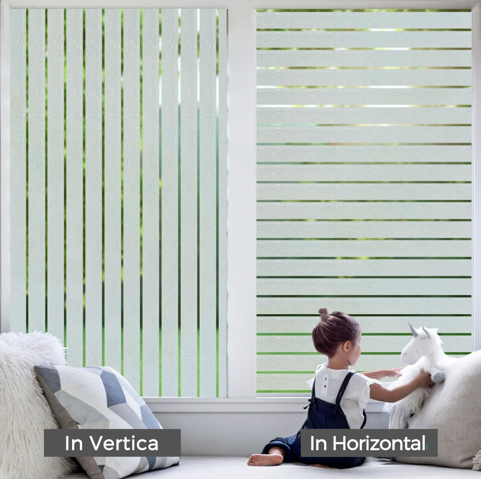 Film de confidentialité pour fenêtre Film bloquant la chaleur et décoratif pour fenêtre