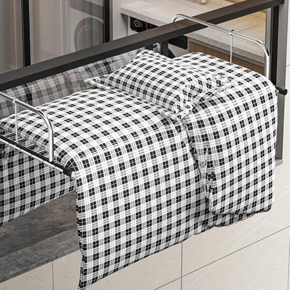 Étendoir à Linge Rétractable pour Balcon – Compact, Pliable et Pratique