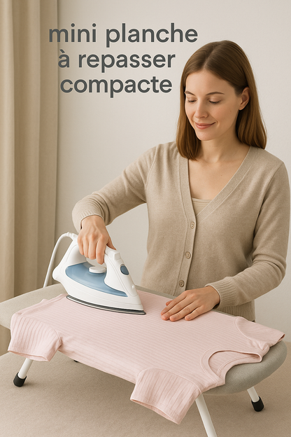 Mini Planche à Repasser Compacte – Pratique & Gain de Place