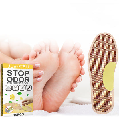 Patch Désodorisant pour Chaussures – Lot de 10 Pièces