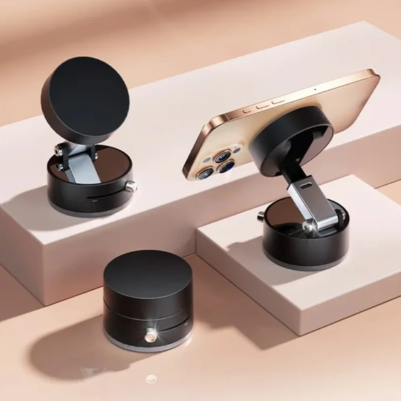 Support Téléphone Magnétique avec Ventouse – Fixation Puissante et Réglable