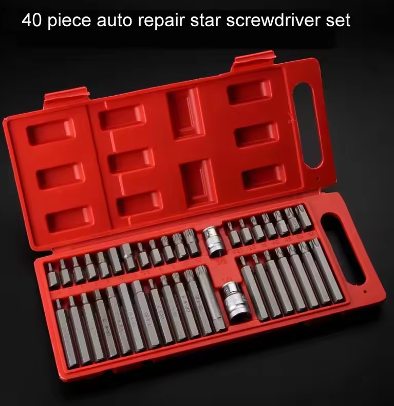Coffret d'Outils 40 Pièces Embouts Torx – Précision et Polyvalence